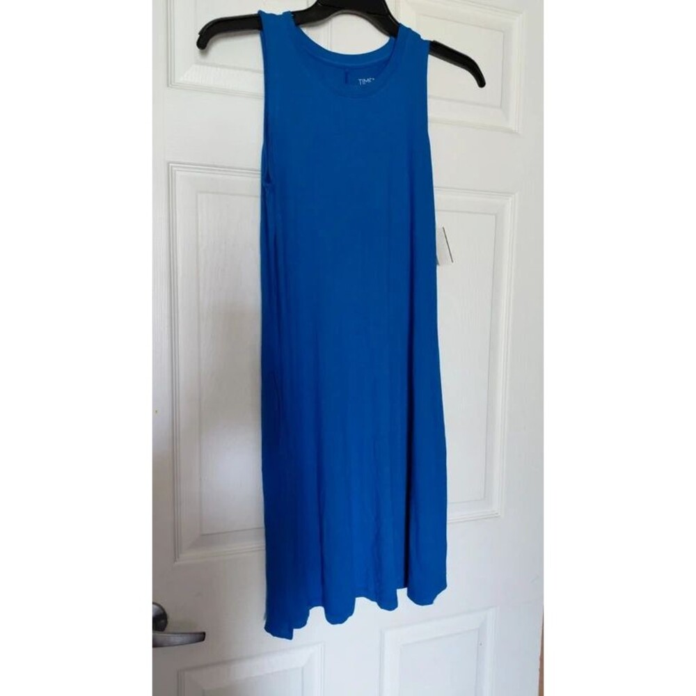 Time & Tru Blue summer dress-M